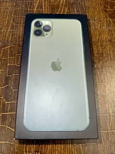 9/10 IPhone 11 ProMax 256gb PTA SingleSim Approved Midnight GreenColor