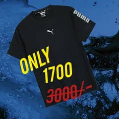 Black T shirt not 3000 only 1700 30% off