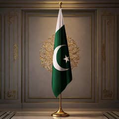 Pakistan Flag / Government Flag & Pole for CEO, MD, Chairman, Director