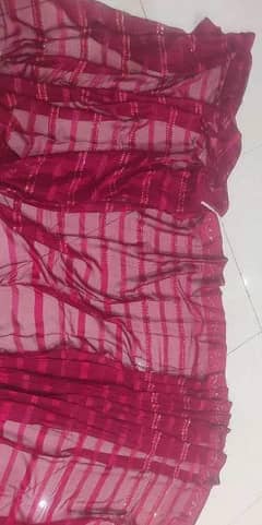 mahroon saree gd condition