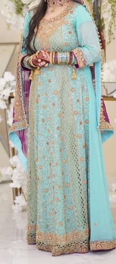 Bridal Dress Turquoise Blue