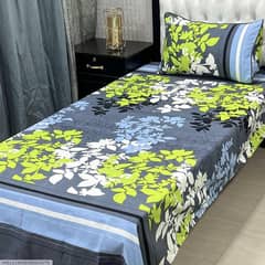 Crystal Cotton Printed Single Bed sheet