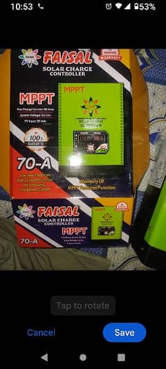 Solar MPPT Charge Controller Faisal 70 + Amp New Model