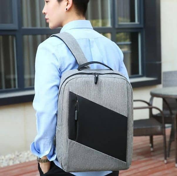 3 in 1 laptop Bag with USB Port Backpack 5