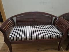 wooden sofa 4 seater