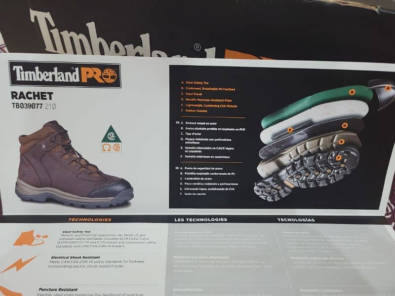 Timberland pro brand new high quality safety shoes 11