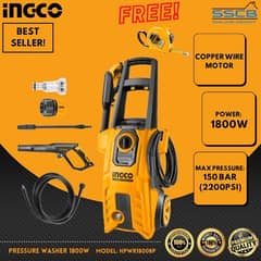 INGCO industrial High Pressure Car Washer Cleaner - 150 Bar