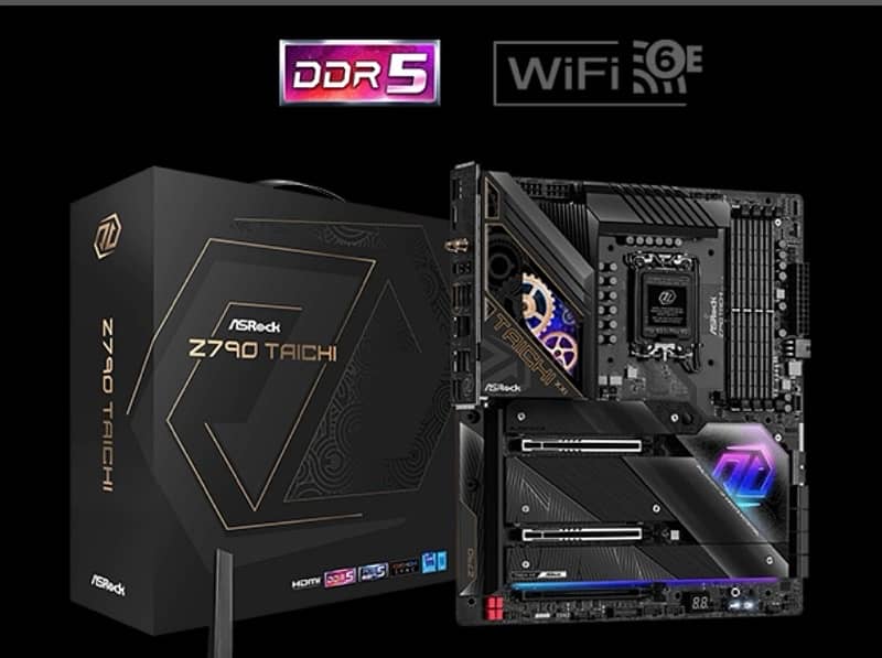 ASrock Z790 Taichi one of premium EATX  combo With intel i7  12700KF 0