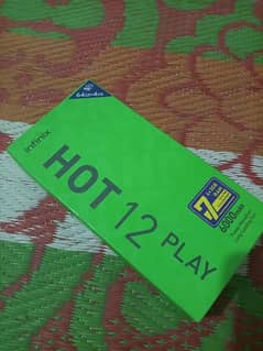 Infinix hot 12 Play only box or mobile 19000 03318227926