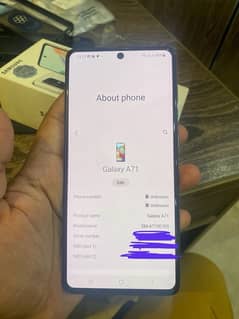 Samsung A71 8 128GB PTA Approved