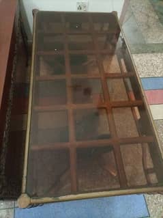 Glass table available