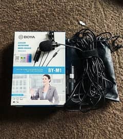 Boya by M1 professional callar microphone for DSLR & Android phone.