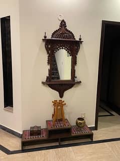 Rack with Jharoka and all decoration pieces