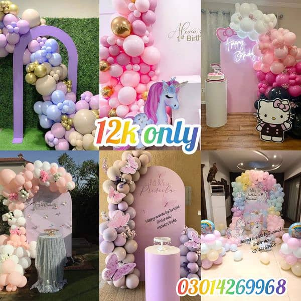 Birthday Decoration Services Lahore /Happy Birthday Theme Decorations 2