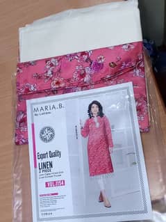 MARIA-B 2PCS LINEN UNSTITCHED WITH REASONABLE PRICE 2050rs