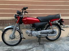 HONDA CD 70 2024 model islamabad number