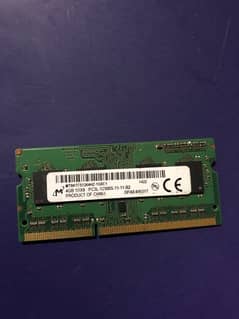 Laptop ram PC3L -12800 4GB