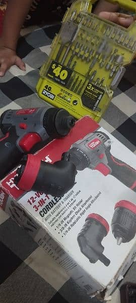 urgent sale imported cordless drill machine 5