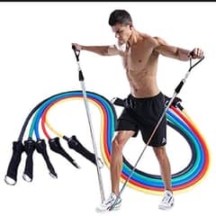 Latex Elastic tube Resistance bands pull rope Gym Yoga Fitness bands