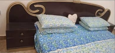 Wooden bed in good condition