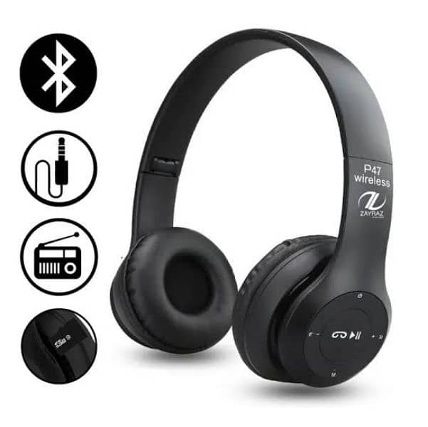 P47 Headphones wireless 2