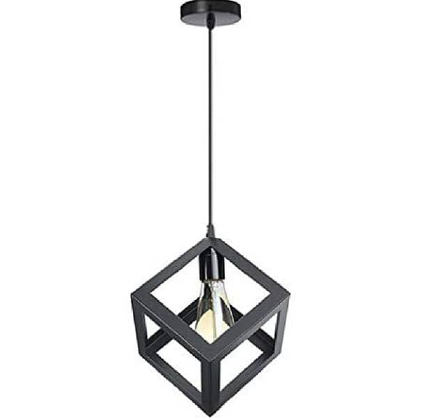 Square cube hanging light, hanging lamp pendant light, ceiling light, 3