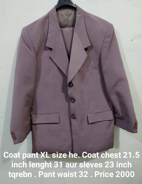 1 Armani casual coat 4 Coat pant 1