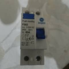 63A 240V AC 50 Hz RCCB GFCI Breaker. O3244833221