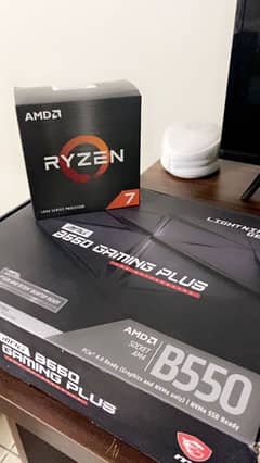 AAMD Ryzen 7 5800X  + MSI MPG B550 Gaming Plus AMD AM4 ATX Motherboard