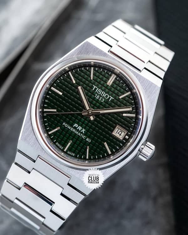 tissot prx Green dial 40mn brand new 1