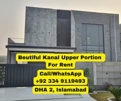 Beautiful House Portion Available For Rent in Dha-2