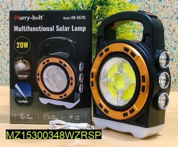 Rechargeable Solar Flash Light 0