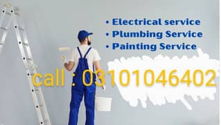 Electrician, plumber and house painter