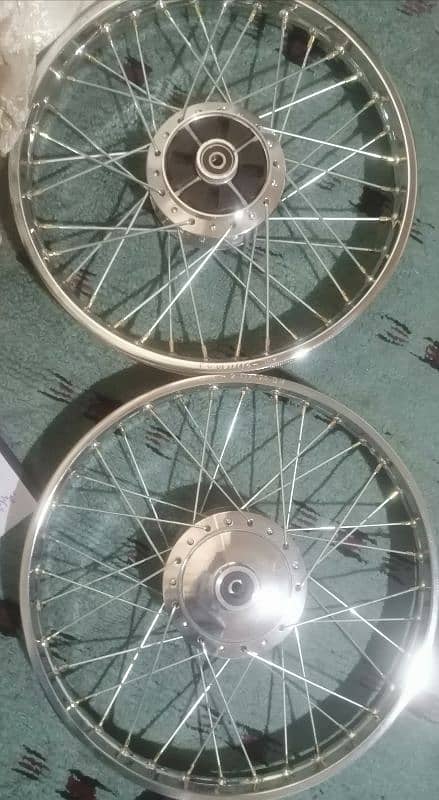 Honda 70  rims pair 8