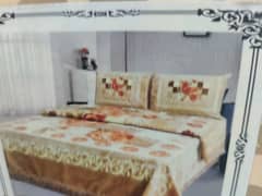 4 PCs embossed bedcover set