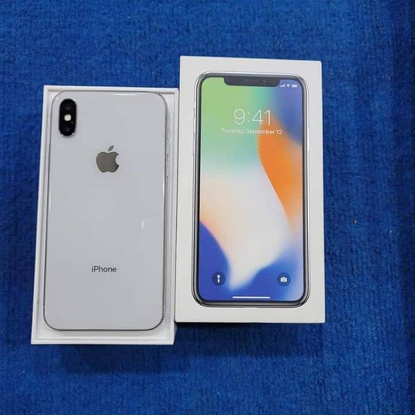 apple iphone x 64 GB full box 0