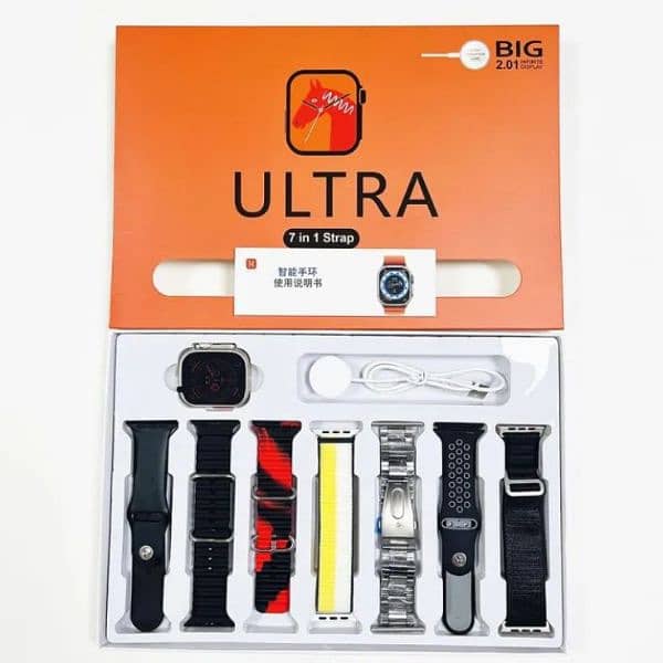 ultra smart watch with very soft silicones 3