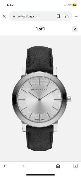 original Burberry dress watch Bu2350 3