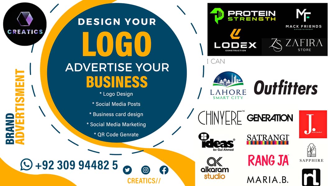 Design your Business Logo Social media Post 0