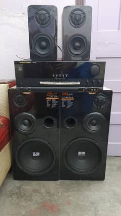 Home Theater with heavy bass 0