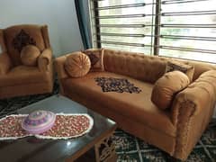 Excellent condition of 7 seater sofa with 3tables very carefully used 0