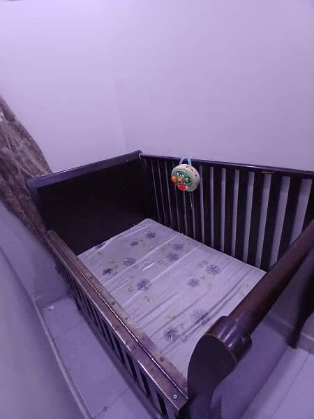 baby cot bed with mattress morty foam in Pakistan 11