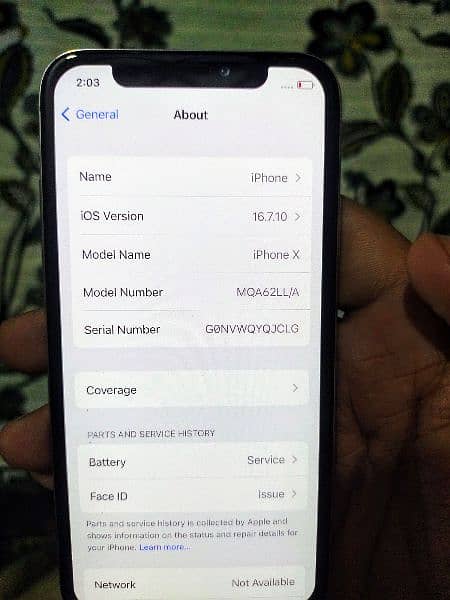 IPhone X 64GB NON PTA 8