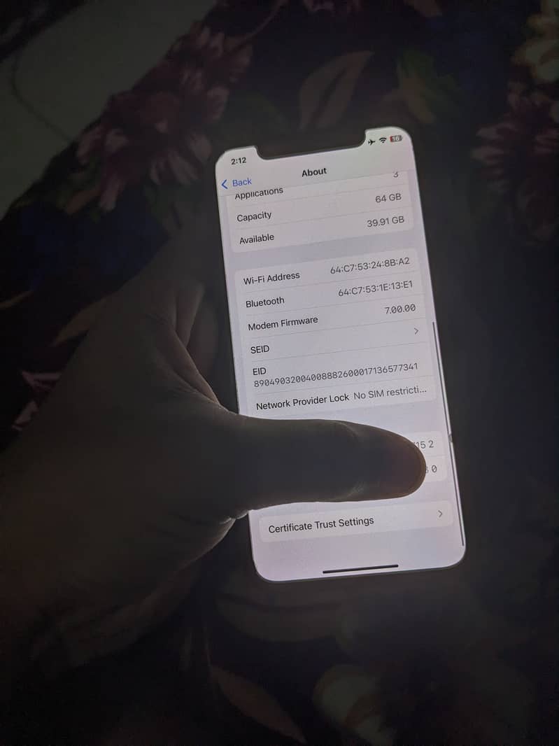 Iphone xs 64gb non PTA FU 2