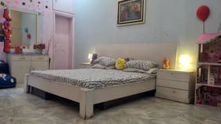 Double Bed with Side Tables and Mattress 3334549675