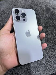 iPhone 15 pro max natural titanium