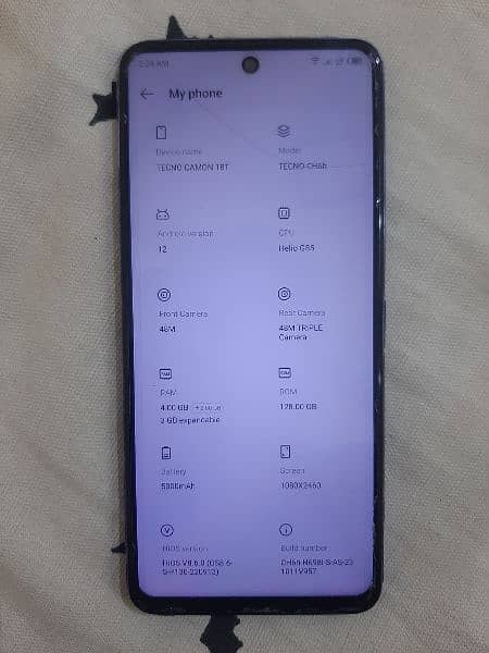 Tecno camon 18T 7