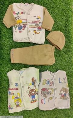 Newborn shirt and Trouser set , Pack of 3