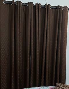 dark brown 4 curtains