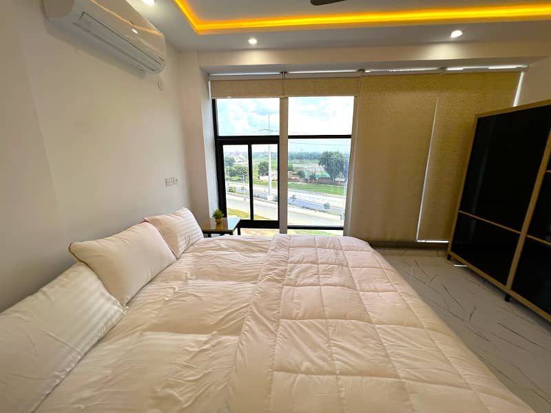 Hot Location 1-Bedroom Apartment: Fully Furnished Elegance in DHA Phase 6 CCA 2" 2